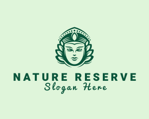 Nature Woman Face logo design