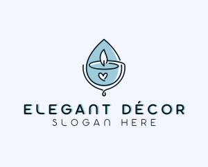 Wellness Candle Decoration logo design