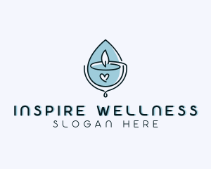 Wellness Candle Decoration logo design