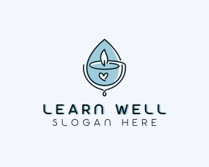 Wellness Candle Decoration logo design