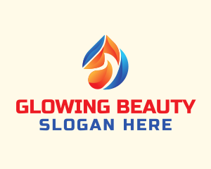 Blazing Fuel Liquid Logo