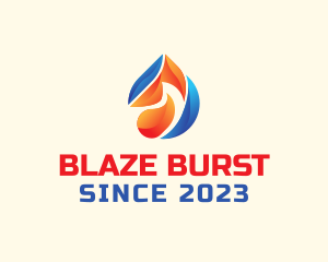 Blazing Fuel Liquid logo design