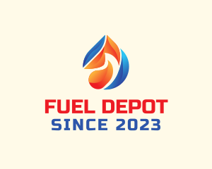 Blazing Fuel Liquid logo design