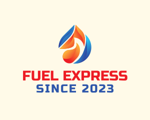 Blazing Fuel Liquid logo design