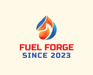Blazing Fuel Liquid logo design