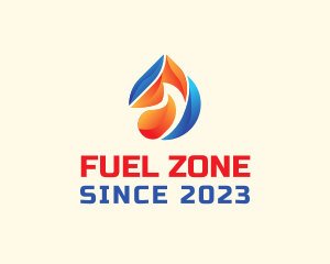 Blazing Fuel Liquid logo design