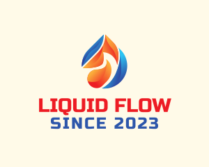 Blazing Fuel Liquid logo design