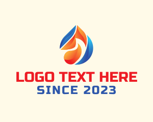 Fuel - Blazing Fuel Liquid logo design