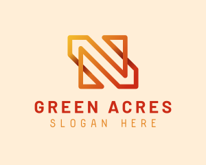 Generic Gradient Letter N logo design