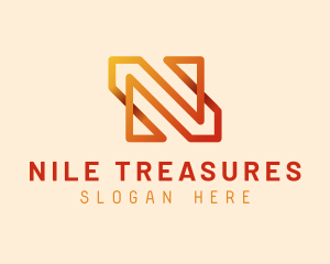 Generic Gradient Letter N logo design