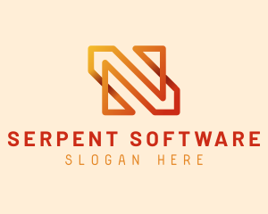 Generic Gradient Letter N logo design