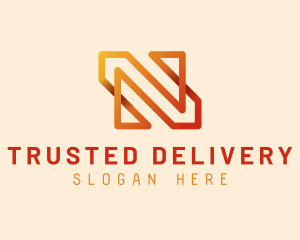 Generic Gradient Letter N logo design