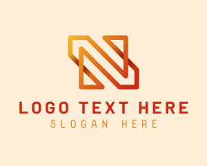 Letter - Generic Gradient Letter N logo design