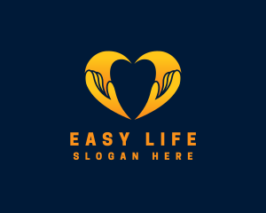 Charity Heart Care logo design