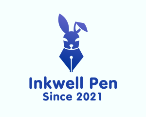 Hare Pen Nib logo design