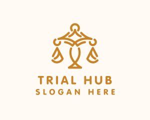 Judicial Scale Court logo