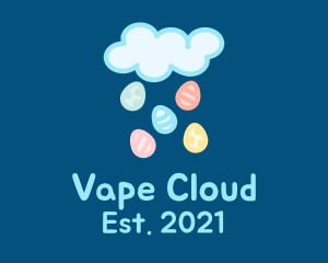 Easter Egg Cloud  logo design