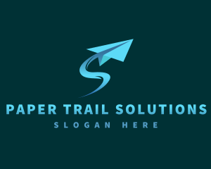 Paper Plane Aviation logo design