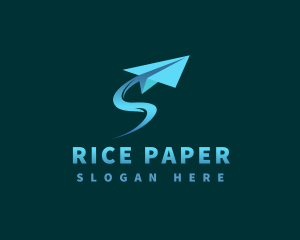 Paper Plane Aviation logo design