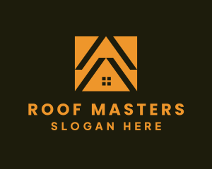 Orange House Roof logo design