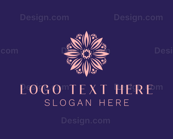 Flower Petal Pattern Logo