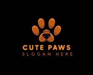 Paw Doggy Pet logo design