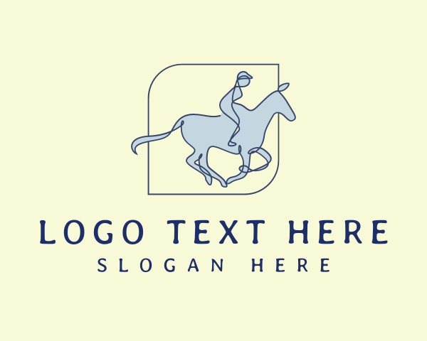 Equestrianism logo example 2