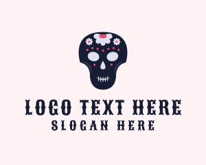 Floral Skull Festival logo