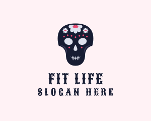 Floral Skull Festival logo