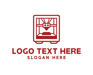 Printer Machine Industrial logo