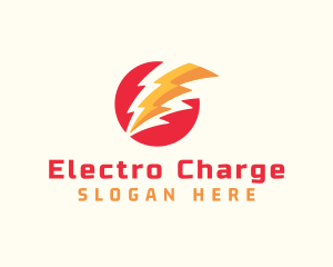 Electric Lightning Bolt logo design