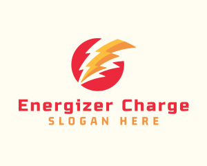 Electric Lightning Bolt logo design