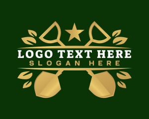 Premium Landscape Shovel Logo