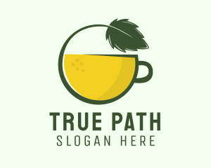 Herbal Citrus Tea Cup Logo