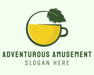 Herbal Citrus Tea Cup logo design