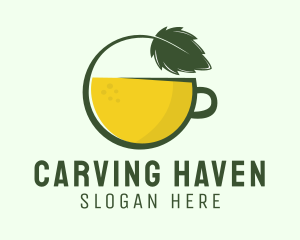 Herbal Citrus Tea Cup logo design