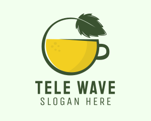 Herbal Citrus Tea Cup logo design