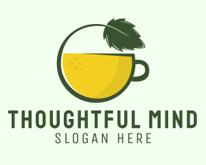 Herbal Citrus Tea Cup logo design