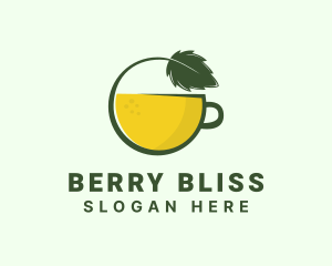 Herbal Citrus Tea Cup logo design