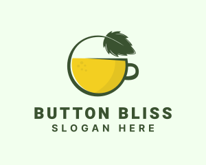 Herbal Citrus Tea Cup logo design