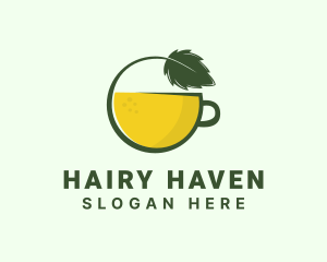 Herbal Citrus Tea Cup logo design