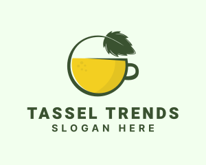 Herbal Citrus Tea Cup logo design