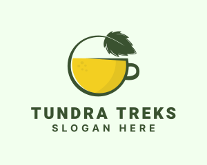 Herbal Citrus Tea Cup logo design