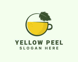 Herbal Citrus Tea Cup logo design