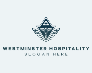 Medical Caduceus Hospital logo design