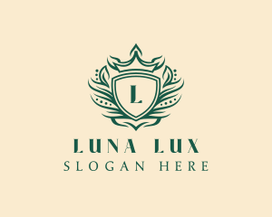 Luxe Shield Brand logo design