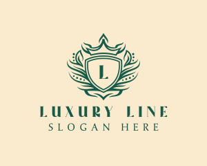 Luxe Shield Brand logo design