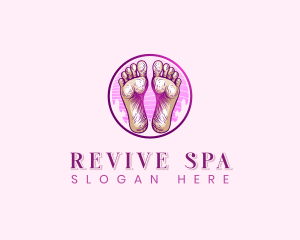 Foot Spa Wellness logo design