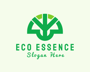 Peace Eco Park Tree logo design