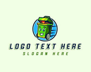 Trash Bin Recycling logo